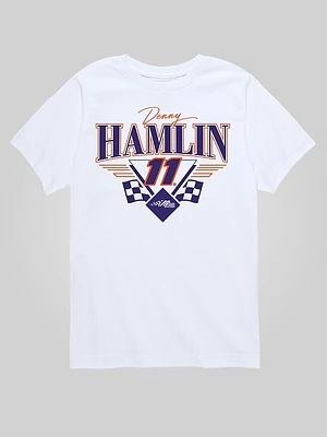 Kids NASCAR Denny Hamlin Triangle Wings Short Sleeve Graphic Tee