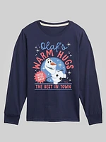 Toddler Frozen Olafs Warm Hugs Long Sleeve Graphic Tee