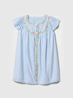 Baby & Toddler Flutter-Sleeve Shirtdress