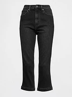 High Rise True Skinny Capri Jeans