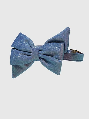 Glitter Dog Babe Bow and Collar