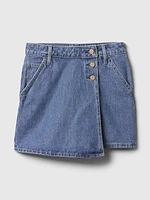 Denim Mini Skort