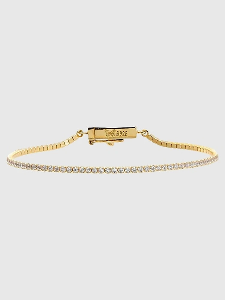 Classic Thin Tennis Bracelet