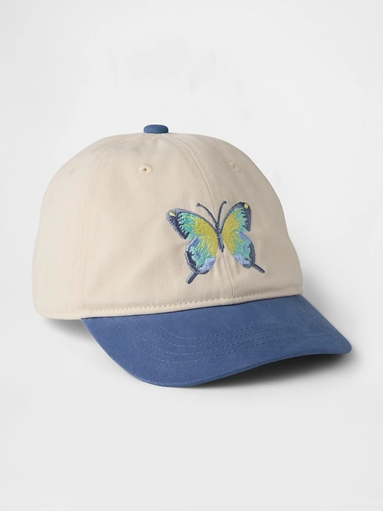 Kids Butterfly Baseball Hat