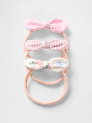 Baby Organic Cotton Bow Headbands (3-Pack)