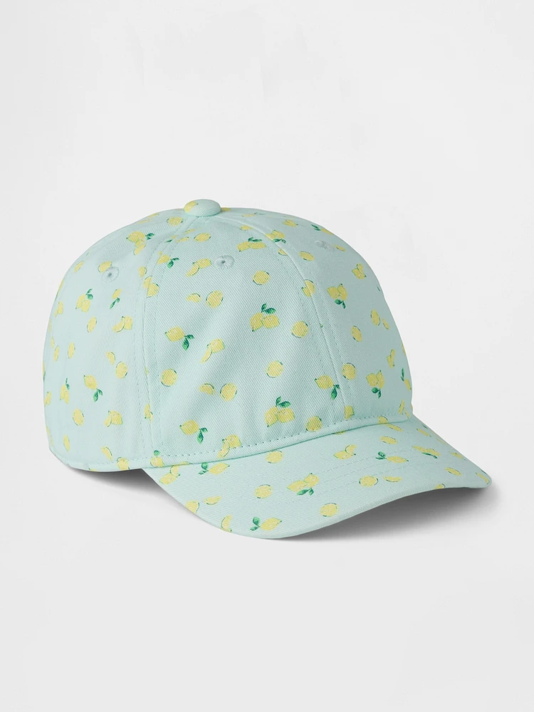 Toddler Organic Cotton Baseball Hat