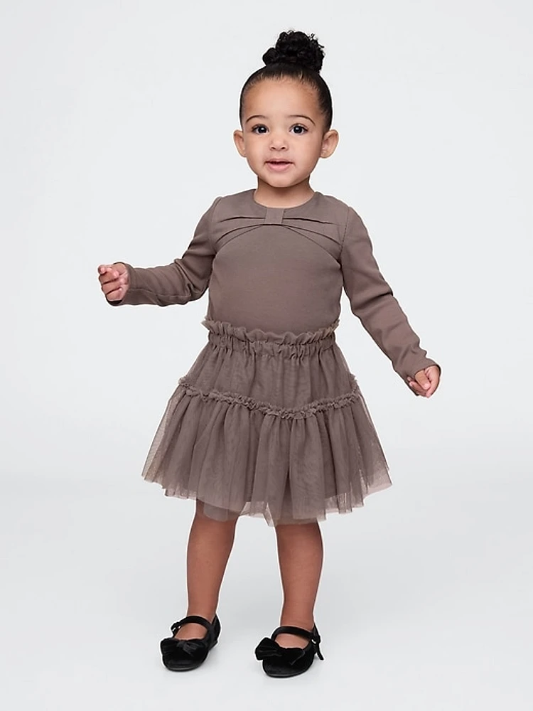 Baby & Toddler Bow Tulle Outfit Set