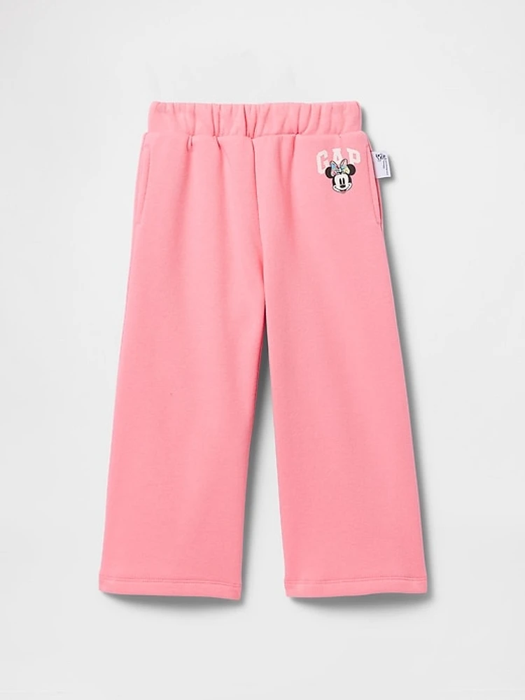 Gap × Disney Baby & Toddler Wide-Leg Logo Sweatpants