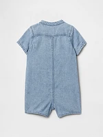 Baby Denim Shorty One-Piece