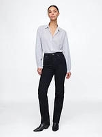 Relaxed Button-Front Shirt