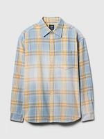 Sunwashed Twill Big Shirt