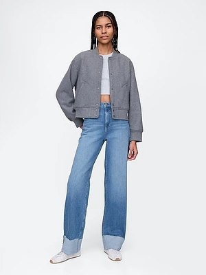 Mid Rise Cuffed '90s Loose Jeans