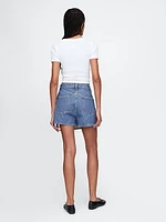 Denim Mini Skort