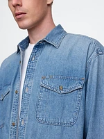 UltraSoft Denim Big Shirt