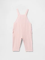 Baby Crinkle Gauze Overalls