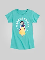 Toddler Disney Princess Merry and Bright Snow White Fitted Short Sleeve Graphic Tee