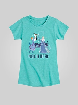 Toddler Frozen Magic The Air Fitted Short Sleeve Graphic Tee