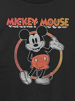 Kids Mickey And Friends Retro Graphic Crew Neck Sweatshirt