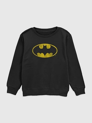 Toddler DC Comics Batman Vintage Logo Graphic Crew Neck Sweatshirt