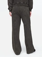 Seamed Wide-Leg Sweatpants