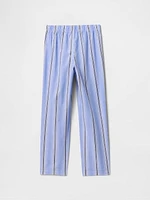 Kids Recycled Poplin PJ Pants