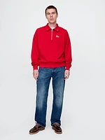 Gap Logo Polo Sweatshirt