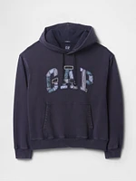Patchwork Logo Hoodie