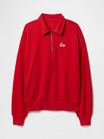 Gap Logo Polo Sweatshirt