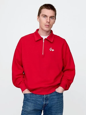 Gap Logo Polo Sweatshirt