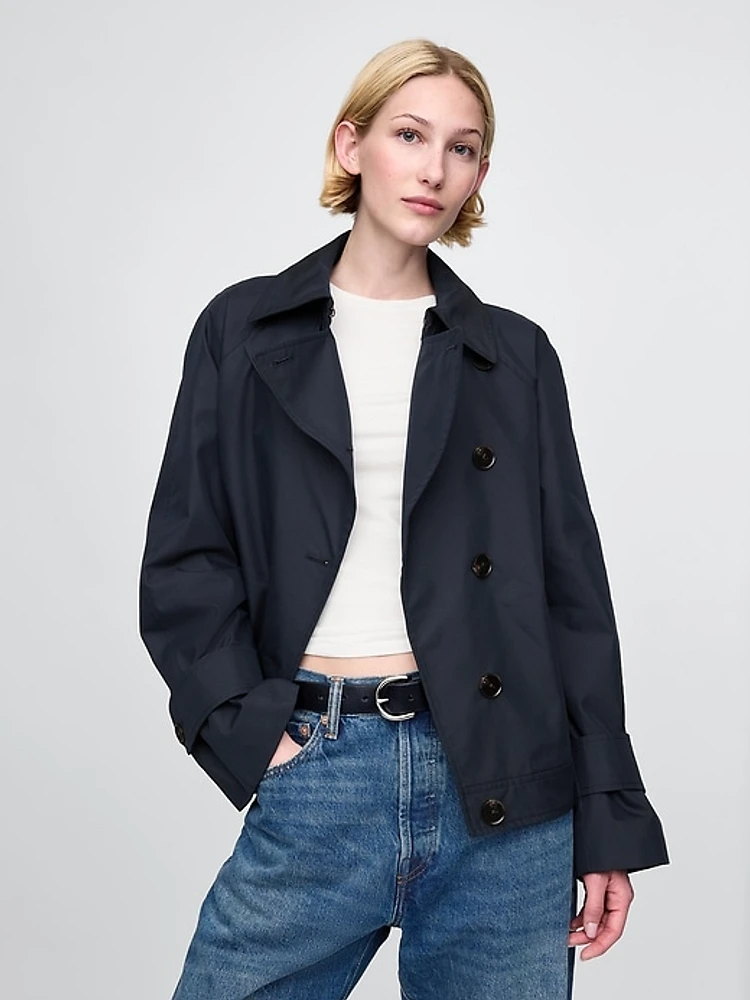 Asymmetrical Trench Jacket