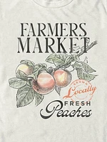 Farmers Market Peaches Graphic T-Shirt