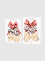 The Adaline Bow Clip Set