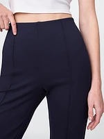 High Rise Ponte Crop Kick Pants