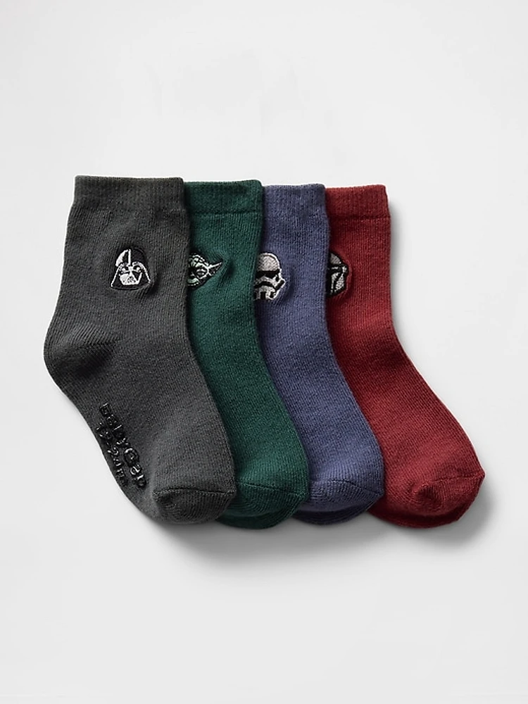 Baby & Toddler Star Wars Logo Crew Socks (4-Pack)