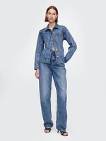 Longline Denim Jacket