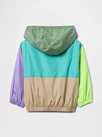 Baby & Toddler Jersey-Lined Colorblock Windbreaker