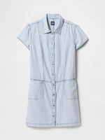 UltraSoft Denim Mini Shift Dress