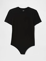 CloseKnit Jersey T-Shirt Thong Bodysuit