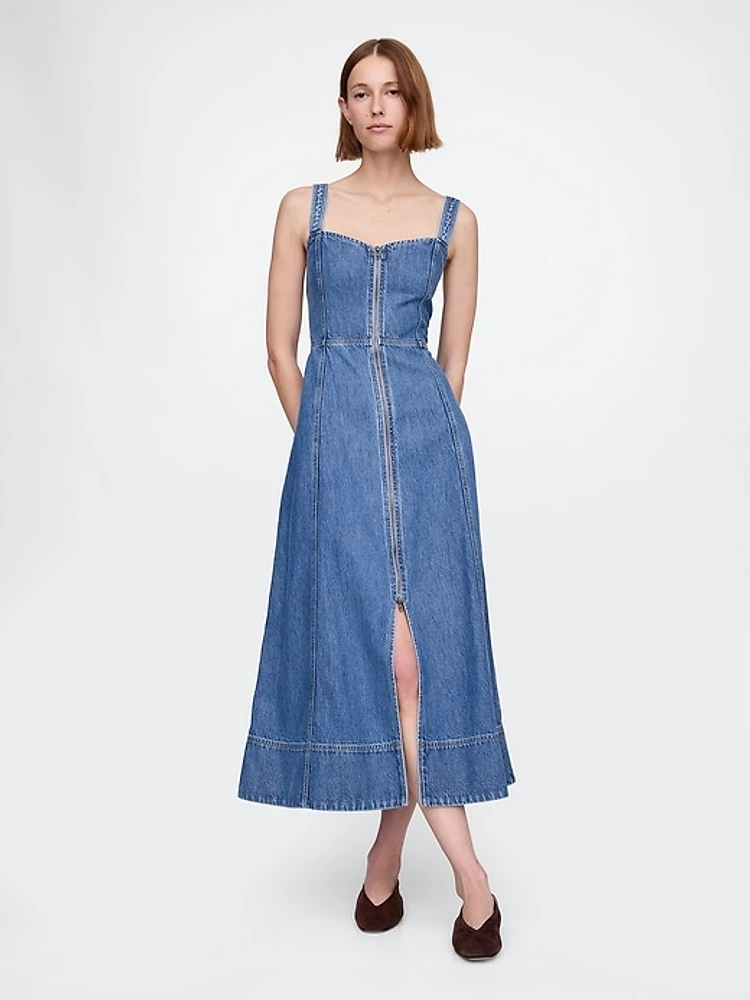 UltraSoft Denim Maxi Dress