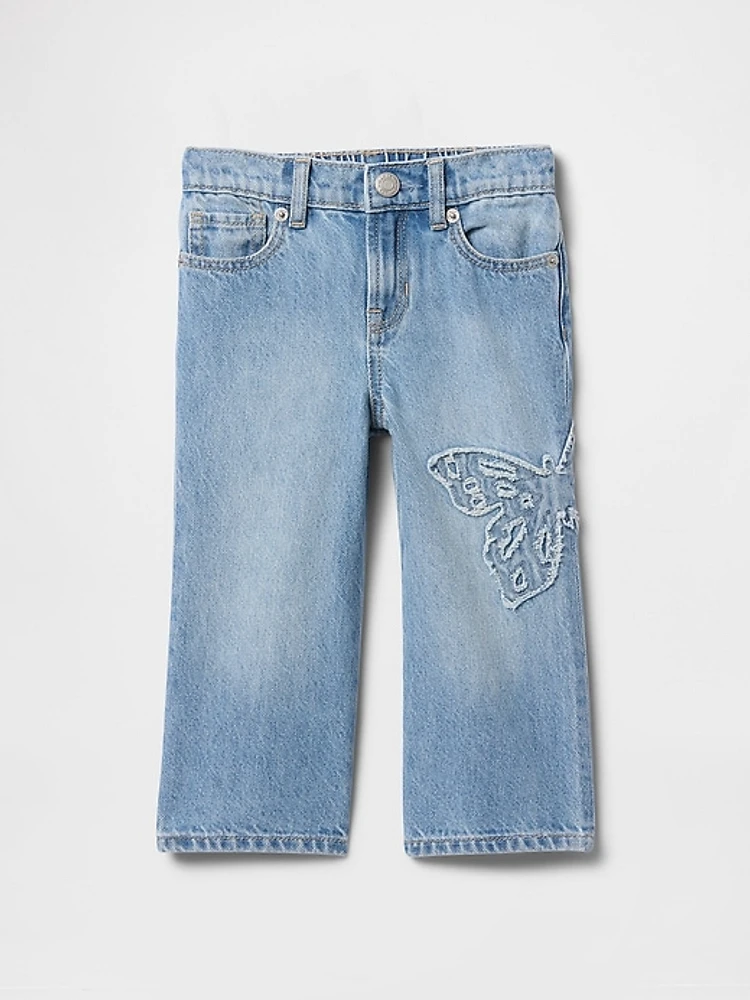 Baby & Toddler Butterfly Stride Jeans