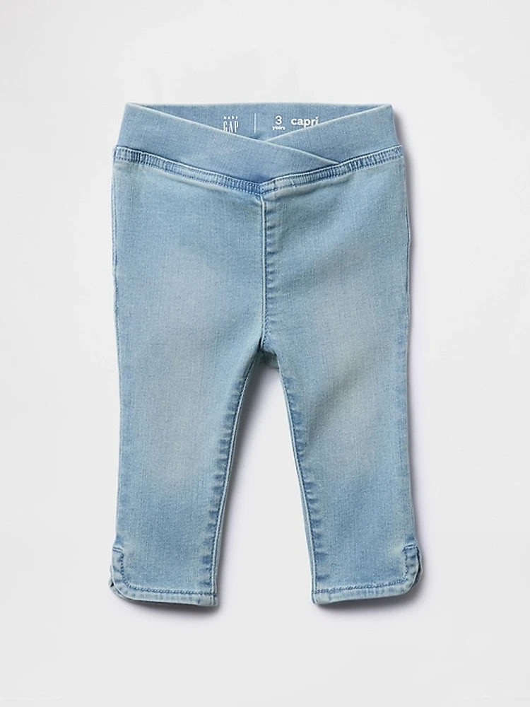 Baby & Toddler Denim Capri Jeggings