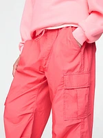 Kids Pull-On Cargo Parachute Pants