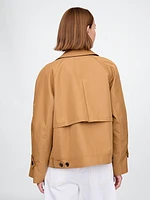 Asymmetrical Trench Jacket