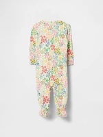 Baby Organic Cotton Footed One-Piece