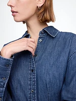 Denim Mini Shirtdress