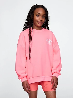 Kids Vintage Soft NYC Logo Tunic Sweatshirt