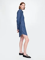 Denim Mini Shirtdress