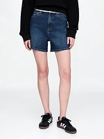 4.75" High Rise A-Line Denim Short