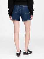 4.75" High Rise A-Line Denim Short