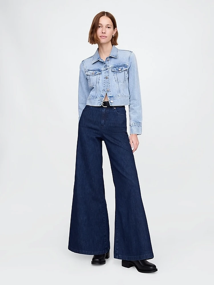 High Rise Extra-Wide Flare Jeans